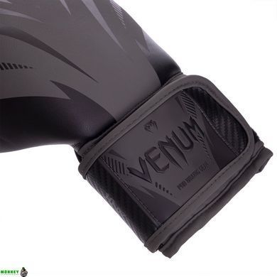 Перчатки боксерские кожаные VENUM IMPACT VN03284-114 16 унций черный