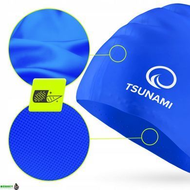 Шапочка для плавания TSUNAMI Standard Blue (P-5905973401852)