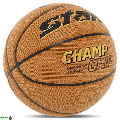 М'яч баскетбольний PU №7 STAR CHAMP GRIP BB4277C Помаранчевий (PU, бутіл,)