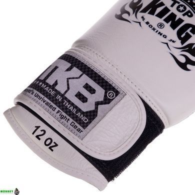 Рукавички шкіряні боксерські TOP KING Ultimate TKBGUV Чорний 14 унції