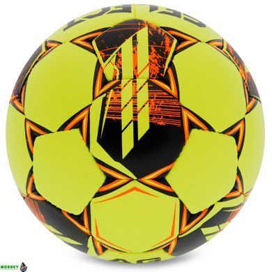 Мяч футбольный SELECT FLASH TURF FIFA BASIC V23 №4 желтый-оранжевый