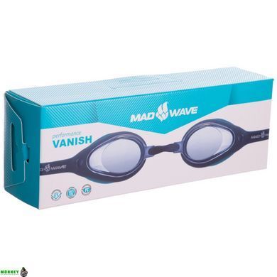 Очки для плавания MadWave Vanish M042608 Голубой (поликарбонат, силикон,)