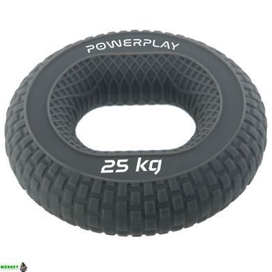 Эспандер кистевой силиконовый PowerPlay PP-4333 Hand Grip Large 25 кг. Серый