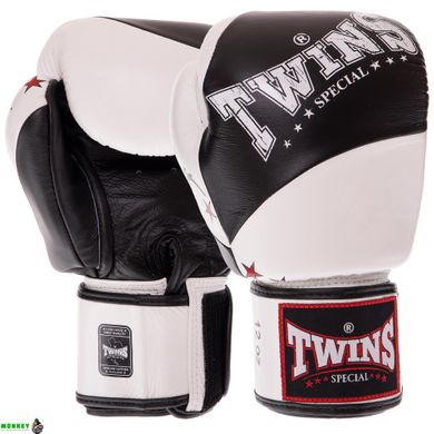 Перчатки боксерские кожаные TWINS BGVL10 VELCRO 10-14oz цвета в ассортименте