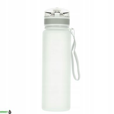 Бутылка для воды спортивная 4FIZJO 650 мл Grey (P-5905973404280)