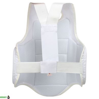 Захист корпусу (жилет) для карате Zelart BO-0399 S-XL білий