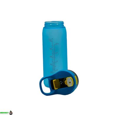 Пляшка для води CASNO 750 мл KXN-1210 Блакитна з соломинкою