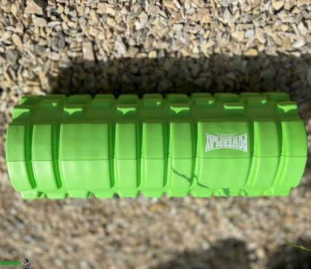 Масажний ролик (роллер) PowerPlay 4025 Massage Roller Зелений (33x14см.)