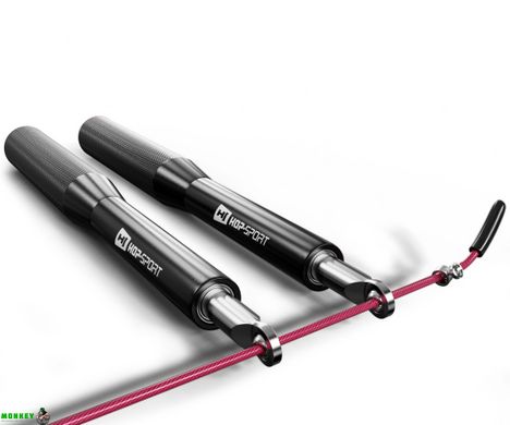 Скакалка Hop-Sport Crossfit с алюминиевыми ручками HS-A020JR черная