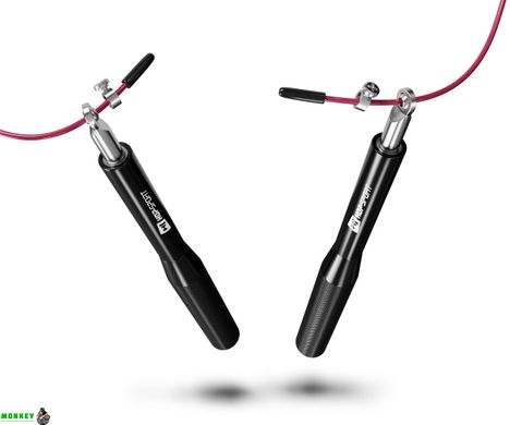 Скакалка Hop-Sport Crossfit с алюминиевыми ручками HS-A020JR черная