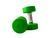 Гантели пластиковые пары LiveUp CEMENT DUMBELL 2 кг