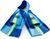 Ласты Aqua Speed ​​TRAINING FINS 7942 синий, голубой, желтый Уни 37-38