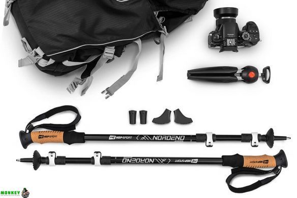 Трекинговые палки Hop-Sport Nordend Pro черные