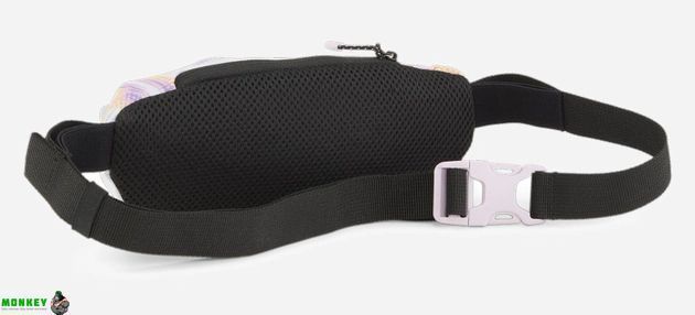 Сумка спортивная Puma PR Classic Waist Bag 0,8L черный, белый, фиолетовый, оранжевый Уни 23x6x9,5 см