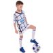 Форма футбольна дитяча з символікою футбольного клубу INTER MILAN виїзна 2021 SP-Planeta CO-2460 8-14 років білий-синій