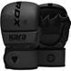 Перчатки ММА (Греплинговые перчатки) RDX F6 KARA Matte Black Plus L/XL
