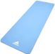 Коврик для йоги Adidas Yoga Mat голубой Уни 176 х 61 х 0,8 см