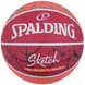Мяч баскетбольный Spalding Sketch Drible красный, белый Уни 7