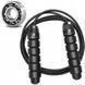 Скакалка швидкісна з протиковзкими ручками 4yourhealth Premium Skip Rope 3m на підшипниках 0149 Чорна