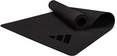 Коврик для йоги Adidas Premium Yoga Mat черный Уни 176 х 61 х 0,5 см