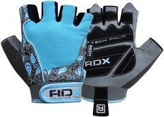 Рукавички для фітнесу жіночі RDX Blue L