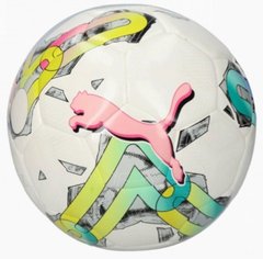 М'яч футбольний Puma Orbita 5 HYB білий, рожевий,м