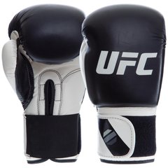 Перчатки боксерские UFC PRO Compact UHK-75004 S-M белый-черный