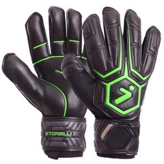 Перчатки вратарские с защитными вставками на пальцы STORELLI SP-Sport FB-905 (PVC, р-р 8-10, цвета в ассортименте)