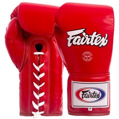 Боксерські рукавиці шкіряні професійні на шнурівці FAIRTEX BGL6 10-16 унцій кольори в асортименті