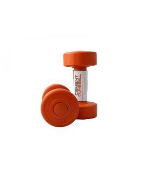 Гантелі пластикові пара LiveUp CEMENT DUMBELL 1 кг
