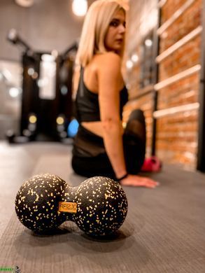 Массажный мяч двойной 4FIZJO EPP DuoBall 12 4FJ1325 Black/Green