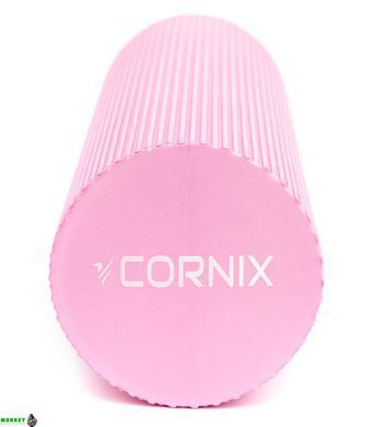 Масажний ролик Cornix EVA+ 60 x 15 см (валик, роллер) XR-0308 Pink