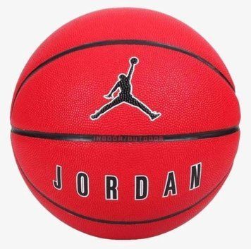 Мяч баскетбольный NIKE JORDAN ULTIMATE 2.0 8P DEFLATED UNIVERSITY RED/BLACK/WHITE/BLACK size 7