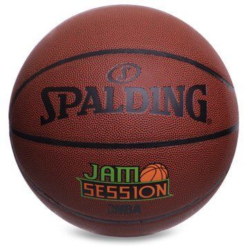 М'яч баскетбольний гумовий SPALDING Jam Session Brick 83524Z №7 помаранчевий