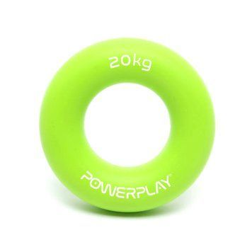 Еспандер кистьовий силіконовий PowerPlay PP-4324 Hand Grip Ring Medium 20 кг. Зелений