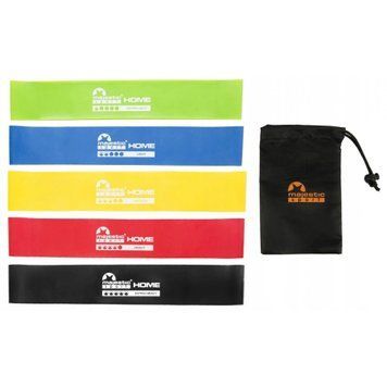 Резинки для фітнесу Majestic Sport Home Mini Band набір 5 шт 5-25 кг M-HMB-4216