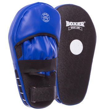 Лапа Пряма подовжена для боксу та єдиноборств BOXER 2009-01 Синій 40х21х4, 5см 2шт