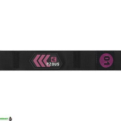 Кольца гимнастические для Кроссфита ABS GYM RINGS EZOUS E-01 d-28мм черный-фиолетовый