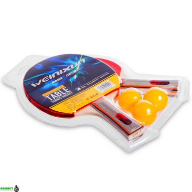 Набор для настольного тенниса WEINIXUN 2101-A 2 ракетки 3 мяча