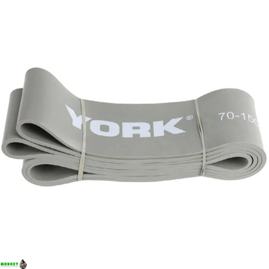 Резинка для фітнесу York 35-75 кг - 2080x85x4,5 мм, сірий