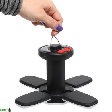 Фонарь кемпинговый светодиодный переносной X-BALOG XQ-Z03-ZT (пластик, USB-вход, р-р 13х8см, черный)