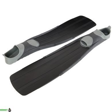 Ласти із закритою п'ятою Record F190 ML (EU-42-44, USA-9-10) розмір 38-45, чорний-сірий