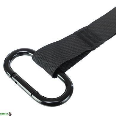 Кольца гимнастические для Кроссфита ABS GYM RINGS EZOUS E-01 d-28мм черный-фиолетовый