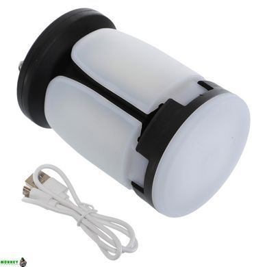 Фонарь кемпинговый светодиодный переносной X-BALOG XQ-Z03-ZT (пластик, USB-вход, р-р 13х8см, черный)