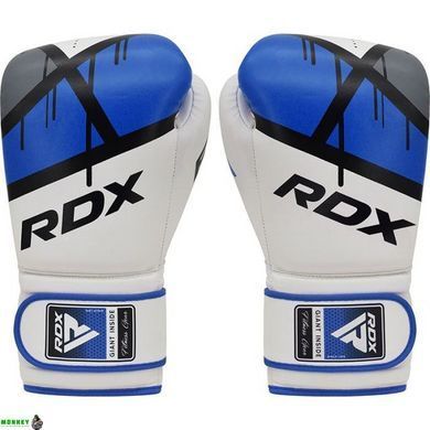 Боксерські рукавиці RDX F7 Ego Blue 14 унцій (капа в комплекті)