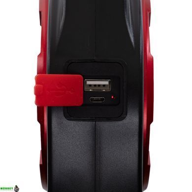 Ліхтар кемпінговий світлодіодний переносний X-BALOG HB-6678C (3 LED+COB, USB-вхід, 20W, р-р 19,6х14,1см, чорний)