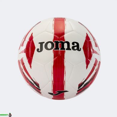 М'яч футбольний Joma LIGHT білий, червоний Уні 5