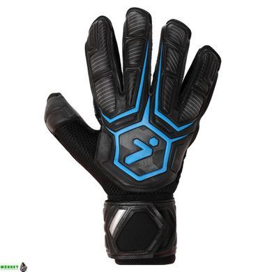 Перчатки вратарские с защитой пальцев STORELLI SP-Sport FB-905 Черный-зеленый 8
