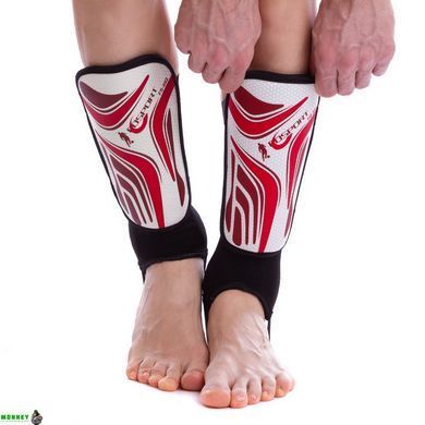 Щитки футбольні із захистом кісточки FDSPORT FS-692 M (EVA, р-р M, L,)