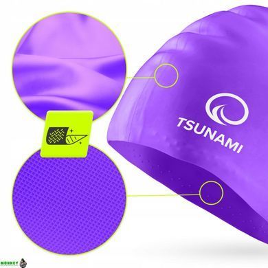 Шапочка для плавания TSUNAMI Standard Violet (P-5905973401869)